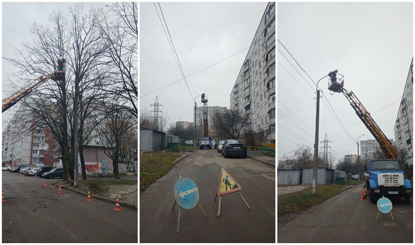 Харківські комунальники зробили світлішими вулиці міста (фото)